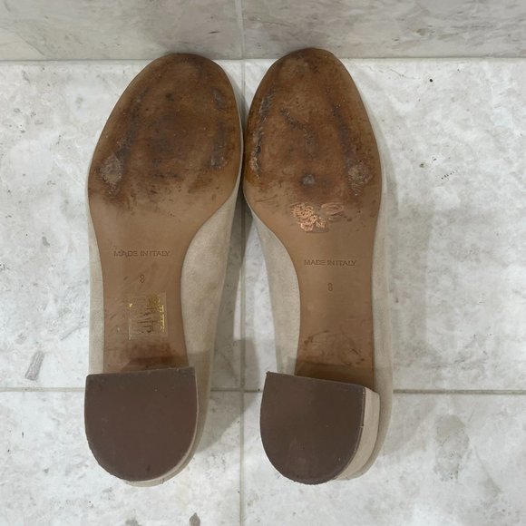 EVERLANE {9.5} Shoes The Day Heel Suede Beige - Picture 10 of 12